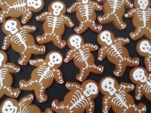 Skeleton gingerbread men