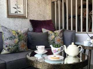 Cafe Partnerships tea and biscuits