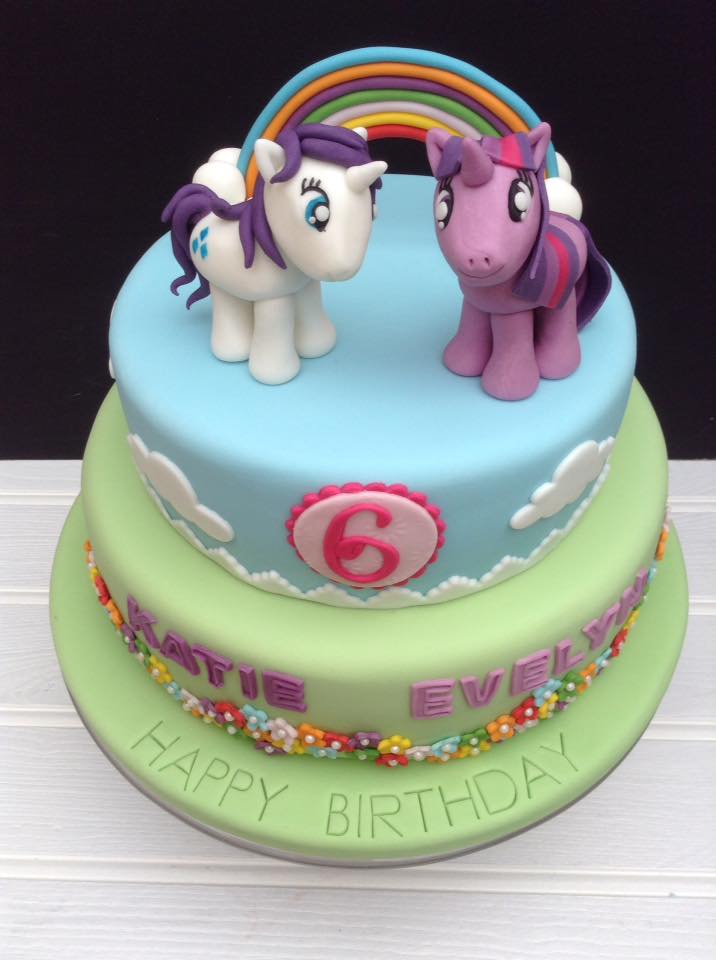 My Little Pony Cake for six year old girl's birthday